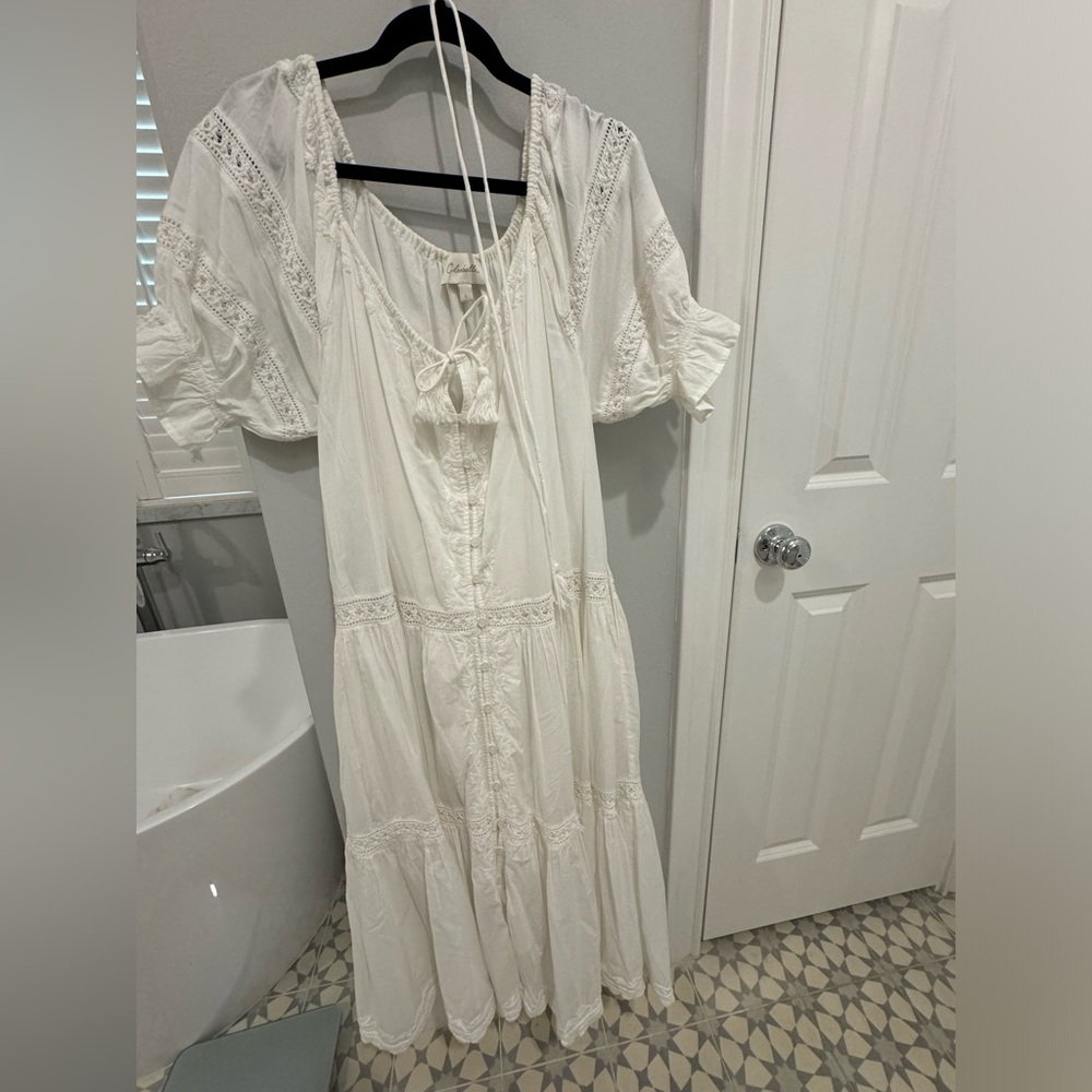 Cleobella bohemian style dress with crochet